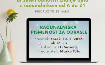 Računalniška pismenost za odrasle (100 ur)